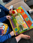 Bog - Den store flapbog: Mit hus  Fra 1 år.