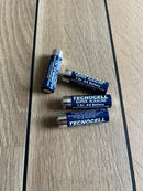 Tecnocell Alkaline Batterier - AA - 1,5V - 4 stk