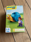 Playmobil 1.2.3 - Sneglevippe med raslefunktion - Fra 1 år