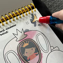 Bog, Magisk malebog: Prinsesser