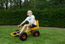 Moon-Car Gokart: Den Originale Gule med Punkterfri dæk - RABO - Fra 4 år.