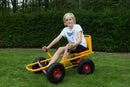 Moon-Car Gokart: Den Originale Gule med Punkterfri dæk - RABO - Fra 4 år.