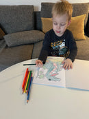 Malehæfte - Junior Dinosaurer - 16 sider