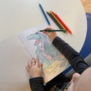 Malehæfte - Junior Dinosaurer - 16 sider