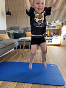 Gymnastikmåtte - Blå 120x60 cm.