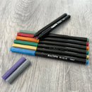 Tuscher Metallic Fineliner - 8 forskellige farver