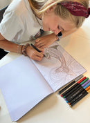 Tuscher Metallic Fineliner - 8 forskellige farver