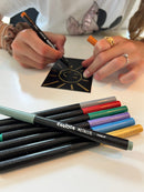 Tuscher Metallic Fineliner - 8 forskellige farver