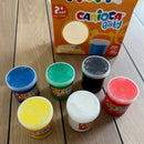 Fingermaling - 6 stk á 80 ml. - Carioca
