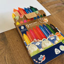 STAEDTLER - Noris Jumbo Farvekridt - 9 stk