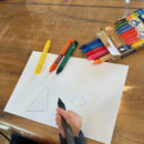 STAEDTLER - Noris Jumbo Farvekridt - 9 stk