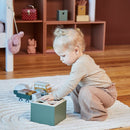 Puttekasse i træ - 10 dele - FLEXA - Fra 1 år.