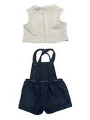 Dukketøj, T-shirt & overall  Str. 32-37 