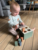 Puttekasse i træ - 10 dele - FLEXA - Fra 1 år.