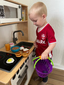Legemad - Morgenmad i plast - 16 dele.