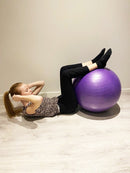 Yogabold med "anti-burst" - Ø: 75 cm - blå