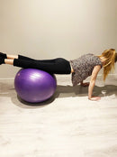 Yogabold i lilla med "anti-burst" - Ø: 65 cm