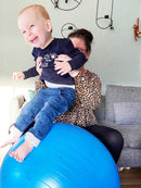 Yogabold i lilla med "anti-burst" - Ø: 65 cm