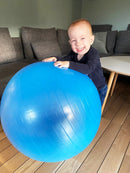Yogabold med "anti-burst" - Ø: 75 cm - blå