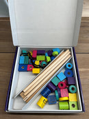 Stack Towers byggespil med 42 klodser - BS Toys - Fra 4 år.