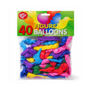 Balloner - Figurballoner - 40 stk - Bini Balloons
