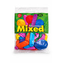 Balloner - Mixed - 25 stk - Bini Balloons