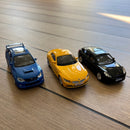 Biler, 3 stk. Speed Car Legetøjsbiler i metal - 1:43