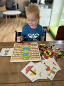 Mosaik Brikspil af træ - 116 dele