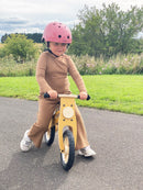Løbecykel i træ - Mustard - FLEXA - Fra 3 år