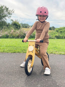 Løbecykel i træ - Mustard - FLEXA - Fra 3 år
