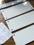 Reol m/3 hylder Hvid - FLEXA