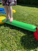 Gonge Build-N-Balance Balancetopsæt med Log Planke - H:24 cm.