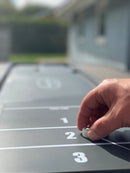 Shuffleboard - Grå  - Mål: 122 x 33 cm