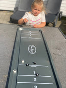 Shuffleboard - Grå  - Mål: 122 x 33 cm