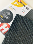 Hubelino pi - 1 x Sort Byggeplade - 26x26 knopper - Fra 8 år