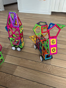 Magplayer magnetlegetøj - 208 dele Transformer