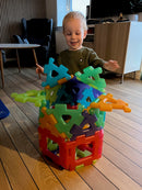 Gennemsigtig Gigant Polydron sæt 60 dele