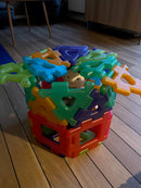 Gennemsigtig Gigant Polydron sæt 60 dele