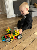 Polydron Magnetisk Hjulsæt - 92 dele - Fra 3 år