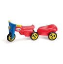 Motorcykel m. anhænger - m/plasthjul - Billede 1