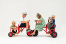 Rose Mellem Taxacykel - Punkterfri Ballondæk - fra 4-10 år.
