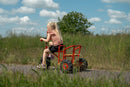 Rose Mellem Taxacykel - Traktordæk - fra 4-10 år.
