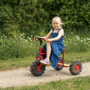 Rose 3-hjulet Pedalcykel - Traktordæk - fra 4-10 år.