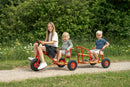 Rose Mellem Taxacykel - Punkterfri Ballondæk - fra 4-10 år.