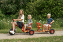 Rose Mellem Taxacykel - Punkterfri Ballondæk - fra 4-10 år.