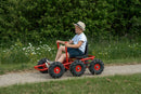 ROSE Gokart Kæmpestor - med 6 stk. traktordæk - fra 5 - 99 år.