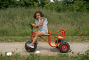 Rose Mellem Taxacykel - Traktordæk - fra 4-10 år.