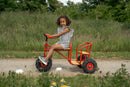 Rose Mellem Taxacykel - Traktordæk - fra 4-10 år.