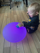 Sten-lampe med LED lys - 16 farver - Ø:40 cm - inkl fjernbetjening.