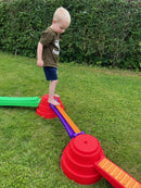 Gonge Build-N-Balance Balancetopsæt med Slack Line - H:24 cm.